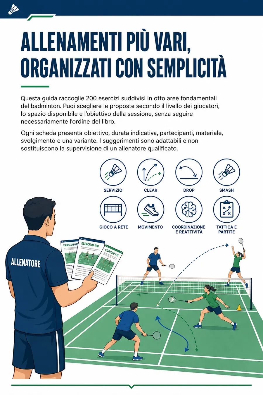 Pagina della guida di badminton 2
